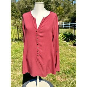 Soft Surroundings Light Burgundy Top,  XL